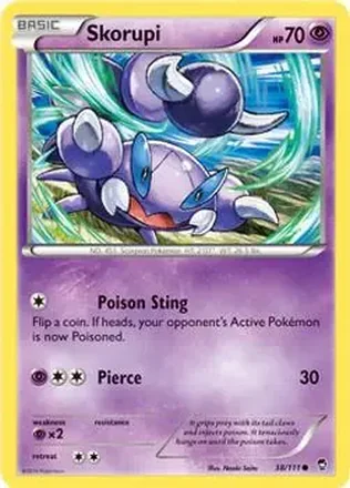 2014 Pokemon XY Furious Fists feature card
