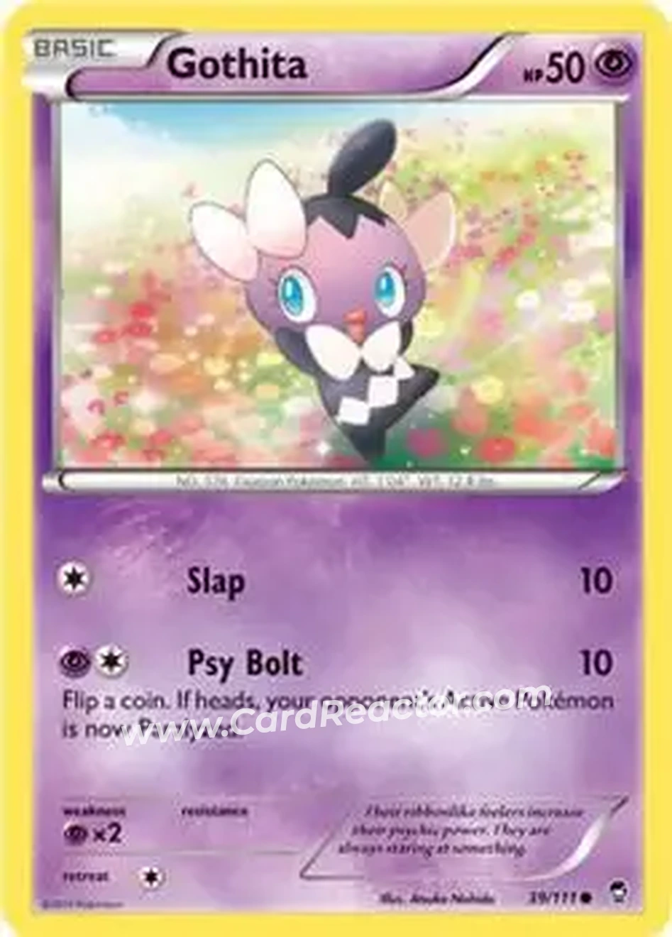 2014 Pokemon XY Furious Fists #39/111 - Gothita - Front