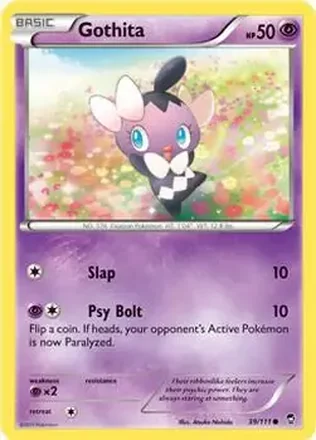 2014 Pokemon XY Furious Fists #39/111 - Gothita