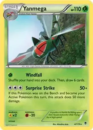 2014 Pokemon XY Phantom Forces #4/119 - Yanmega