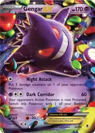 2014 Pokemon XY Phantom Forces #34/119 - Gengar