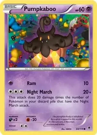 2014 Pokemon XY Phantom Forces #44/119 - Pumpkaboo