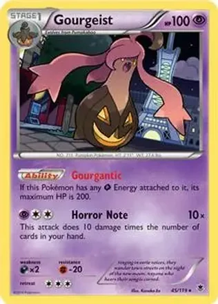 2014 Pokemon XY Phantom Forces #45/119 - Gourgeist