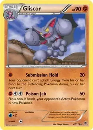 2014 Pokemon XY Phantom Forces #47/119 - Gliscor