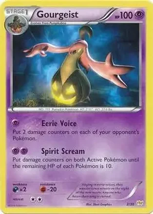 2014 Pokemon XY Trainer Kit Noivern Half Deck #2/30 - Gourgeist