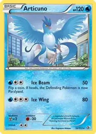 2013 Pokemon Black & White Legendary Treasures #32/113 - Articuno
