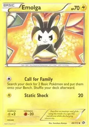 2013 Pokemon Black & White Legendary Treasures feature card