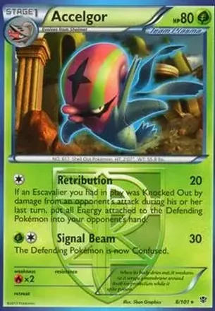 2013 Pokemon Black & White Plasma Blast #8/101 - Accelgor