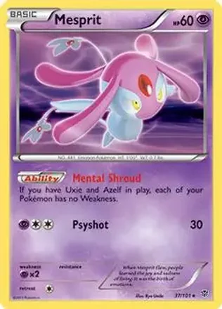 2013 Pokemon Black & White Plasma Blast feature card