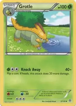 2013 Pokemon Black & White Plasma Storm #2 - Grotle