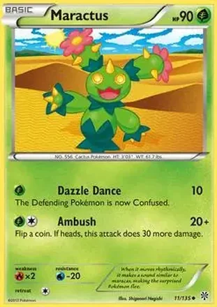 2013 Pokemon Black & White Plasma Storm #11 - Maractus