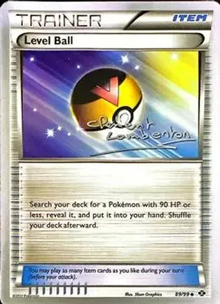2013 Pokemon World Championship: Anguille Sous Roche #89/99 Level Ball