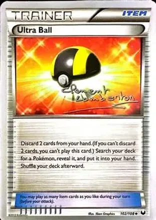 2013 Pokemon World Championship: Anguille Sous Roche #102/108 - Ultra Ball