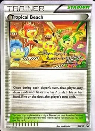 2013 Pokemon World Championship: Anguille Sous Roche #BW50 Tropical Beach