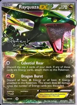 2013 Pokemon World Championship: Anguille Sous Roche #NNO Rayquaza EX