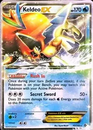 2013 Pokemon World Championship: Anguille Sous Roche #NNO Keldeo