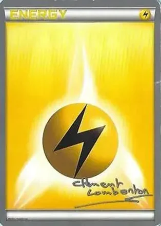 2013 Pokemon World Championship: Anguille Sous Roche #NNO - Lightning Energy