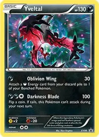 2013-17 Pokemon XY Promos #XY06 - Yveltal ex