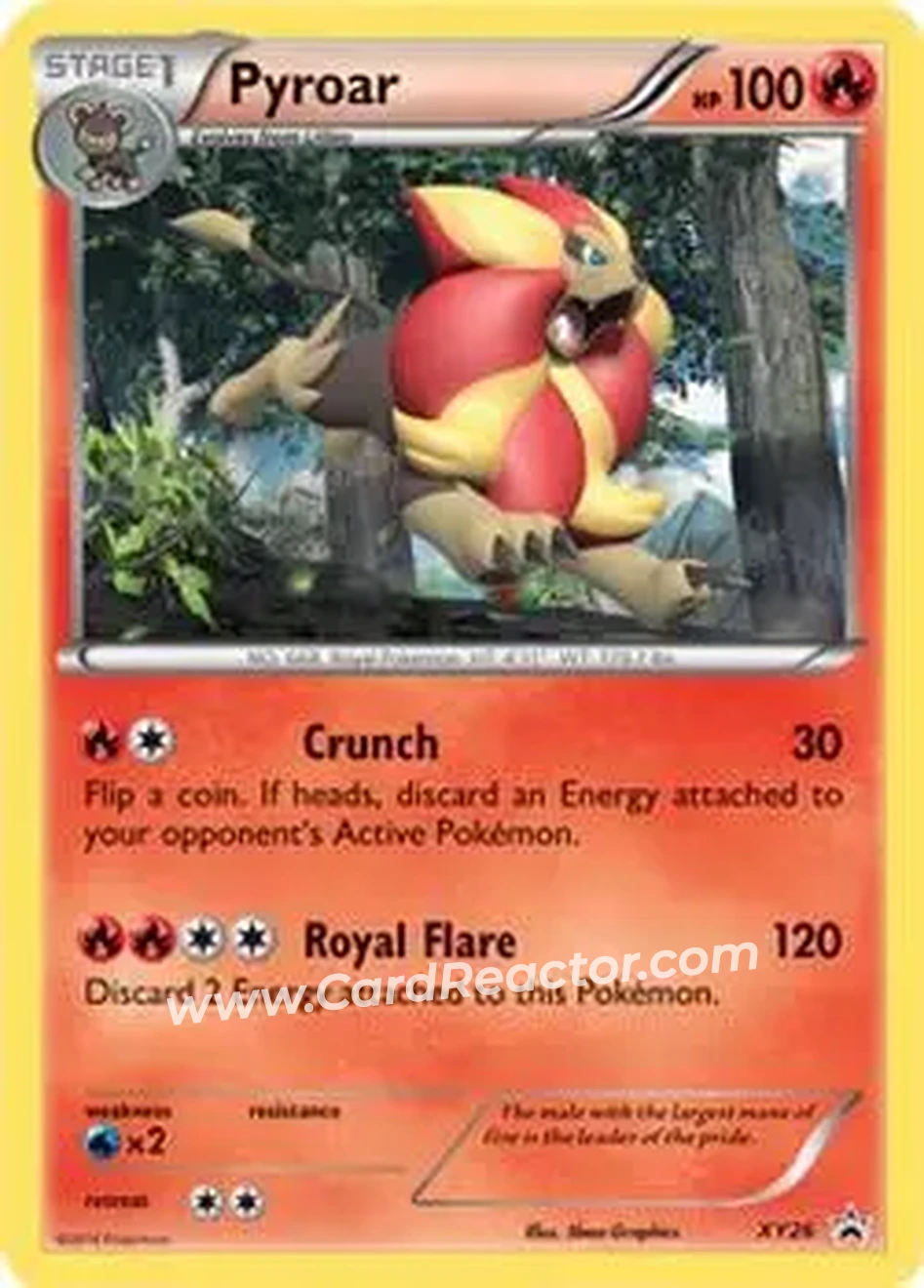 2013-17 Pokemon XY Promos #XY26 - Pyroar - Front