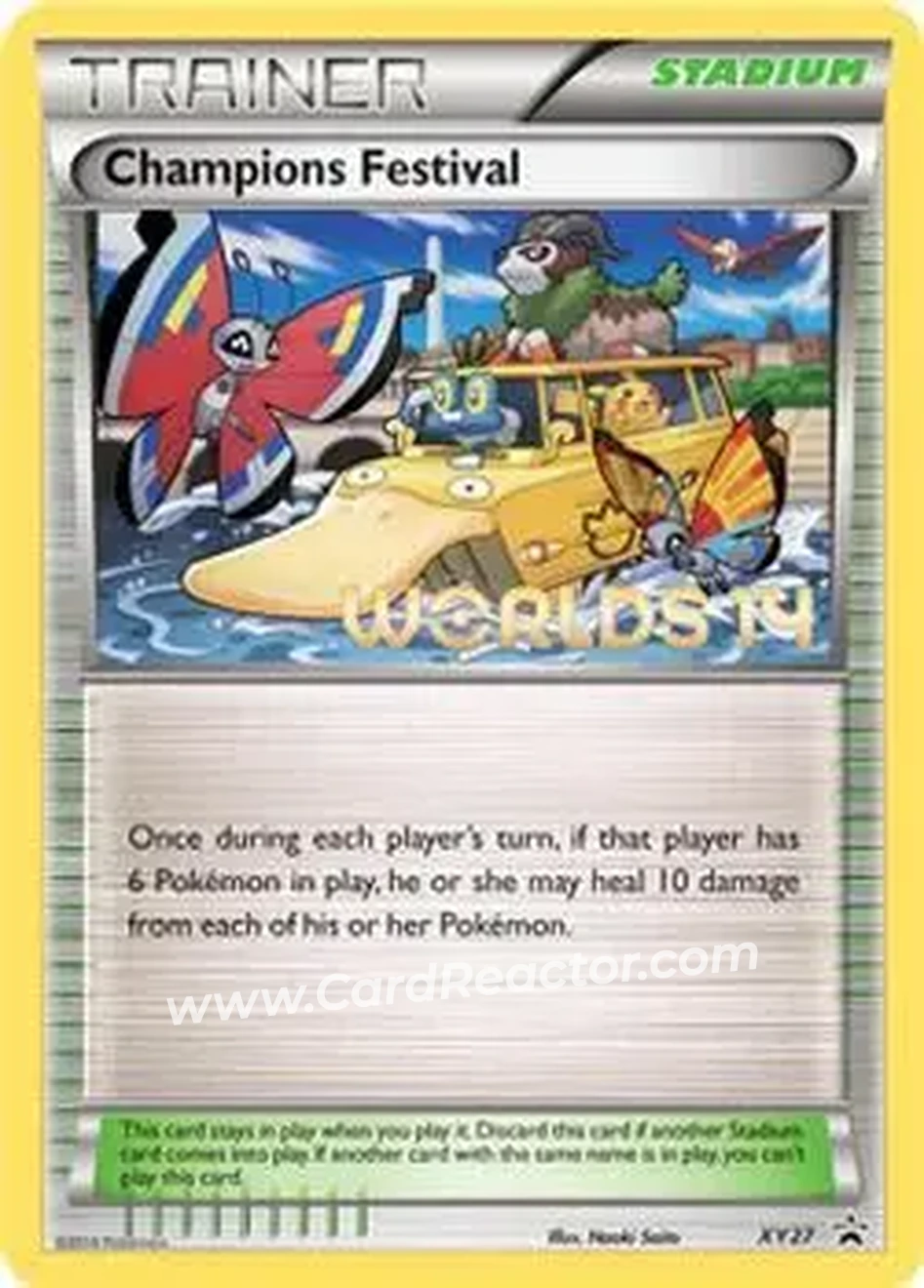2013-17 Pokemon XY Promos #XY27 - Champions Festival - Front