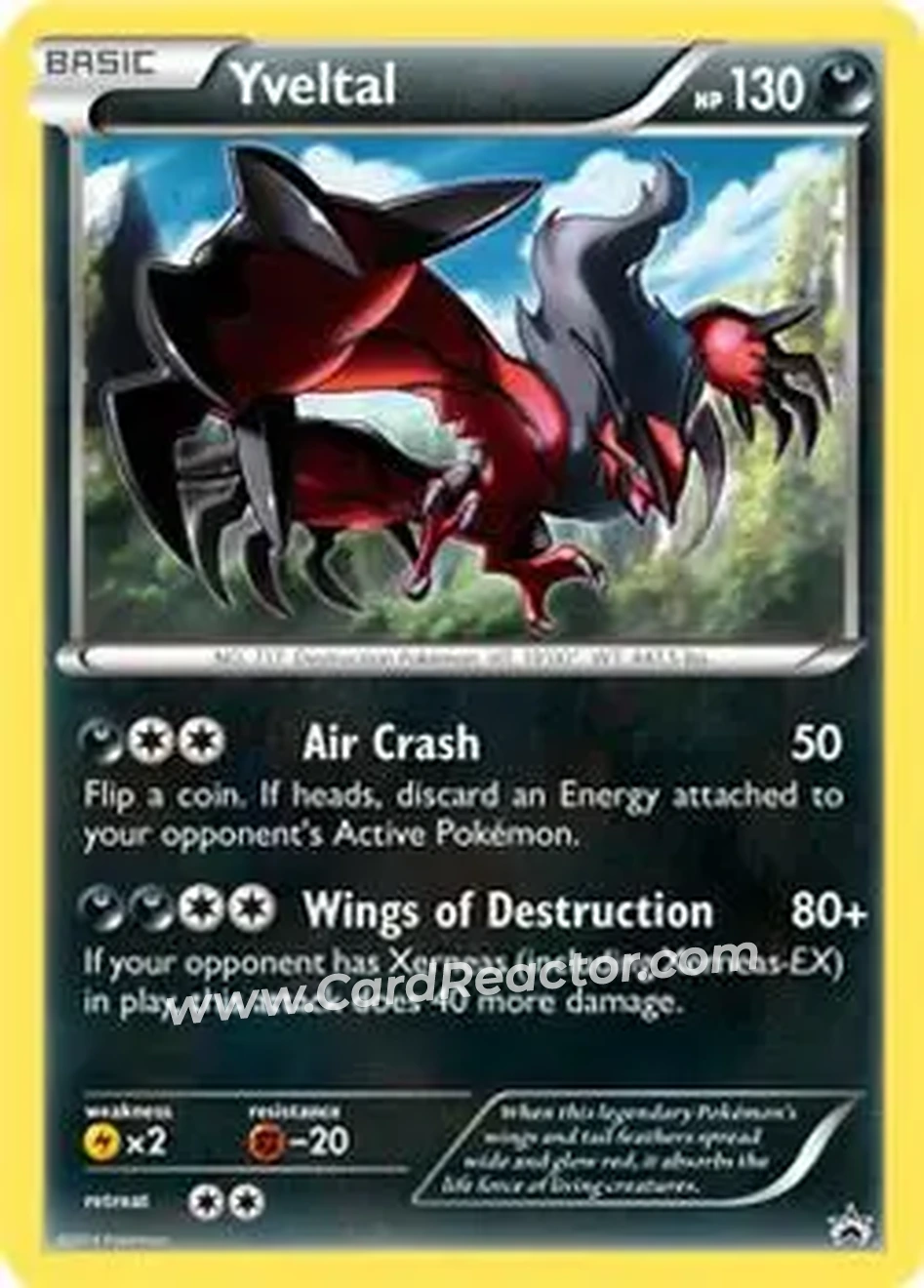 2013-17 Pokemon XY Promos #XY32 - Yveltal ex - Front
