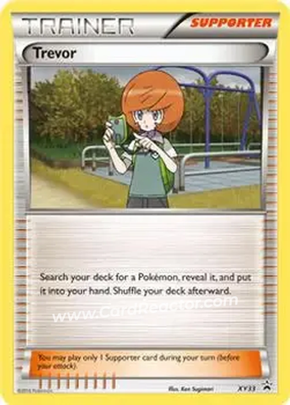 2013-17 Pokemon XY Promos #XY33 - Trevor - Front