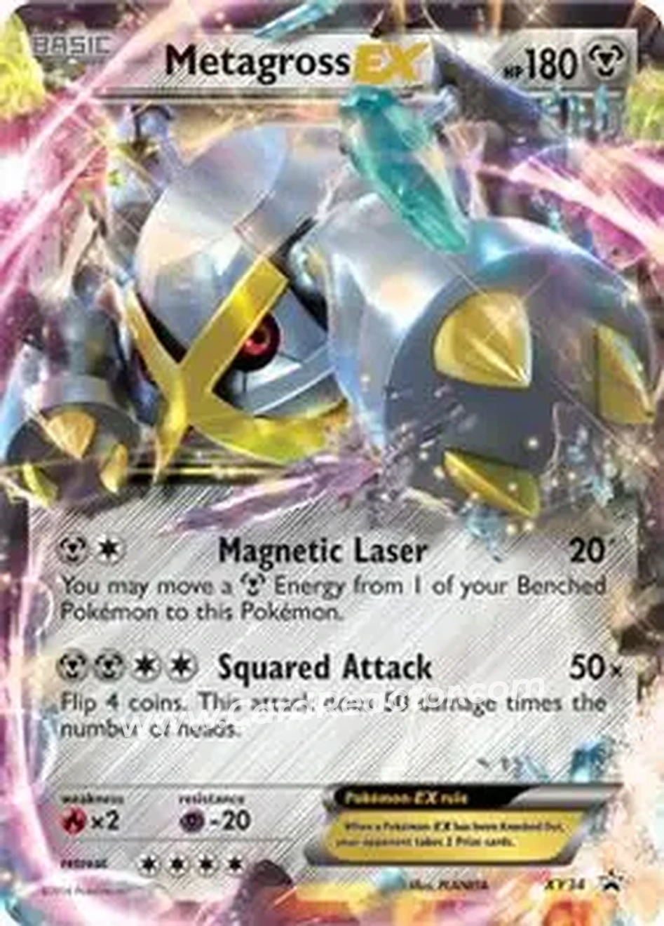 2013-17 Pokemon XY Promos #XY34 - Metagross - Front