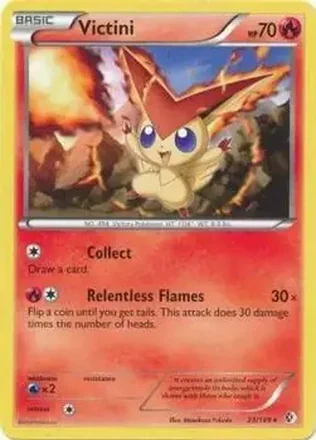 2012 Pokemon Black & White Boundaries Crossed #23/149 - Victini