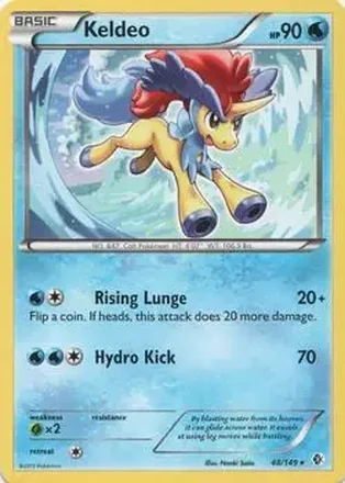 2012 Pokemon Black & White Boundaries Crossed #48/149 - Keldeo