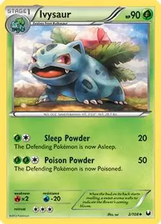2012 Pokemon Black & White Dark Explorers #2/108 - Ivysaur