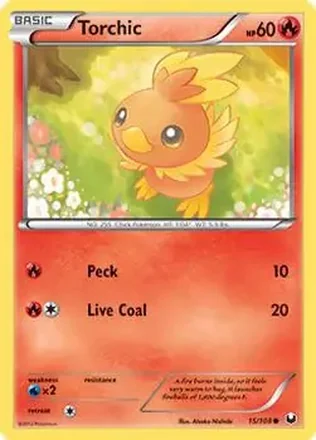2012 Pokemon Black & White Dark Explorers #15/108 - アチャモ