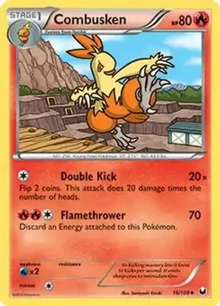 2012 Pokemon Black & White Dark Explorers #16/108 - ワカシャモ