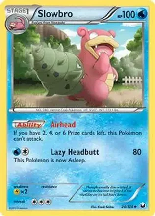 2012 Pokemon Black & White Dark Explorers #24/108 - Slowbro