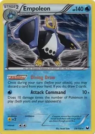 2012 Pokemon Black & White Dark Explorers #29/108 - Empoleon ex