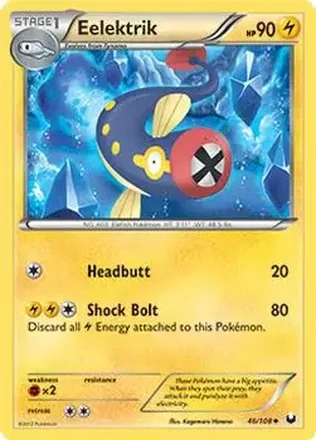 2012 Pokemon Black & White Dark Explorers #46/108 - Eelektrik