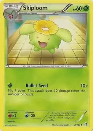 2012 Pokemon Black & White Dragons Exalted #2 - Skiploom