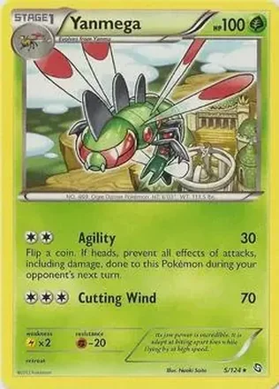 2012 Pokemon Black & White Dragons Exalted #5 - Yanmega