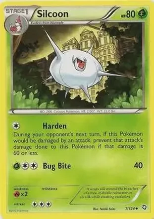 2012 Pokemon Black & White Dragons Exalted #7 - Silcoon