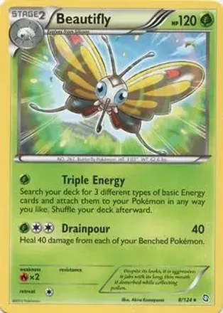 2012 Pokemon Black & White Dragons Exalted #8 - Beautifly