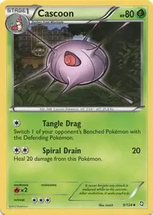 2012 Pokemon Black & White Dragons Exalted #9 - Cascoon