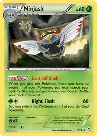 2012 Pokemon Black & White Dragons Exalted #11 - Ninjask