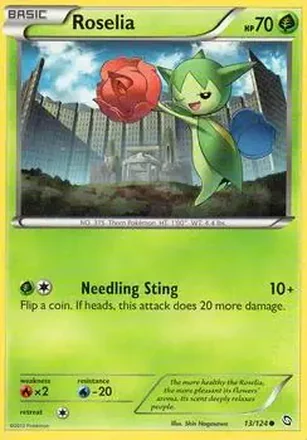 2012 Pokemon Black & White Dragons Exalted #13 - Cynthia's Roselia