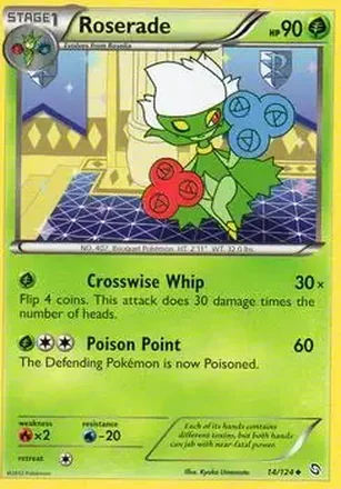 2012 Pokemon Black & White Dragons Exalted #14 - Cynthia's Roserade