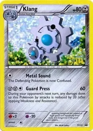 2012 Pokemon McDonald's Collection #11 - Klang