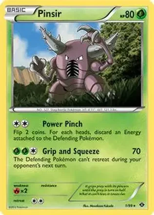 2012 Pokemon Next Destinies #1/99 - Pinsir