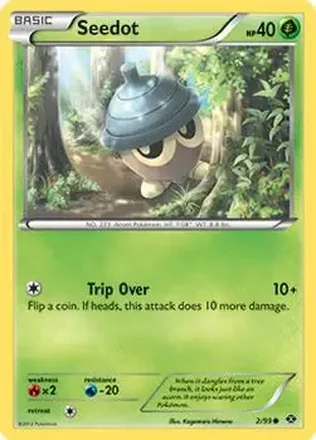 2012 Pokemon Next Destinies #2/99 - Seedot