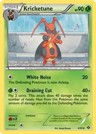 2012 Pokemon Next Destinies #4/99 - Kricketune