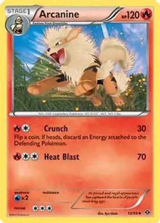 2012 Pokemon Next Destinies #13/99 - Arcanine
