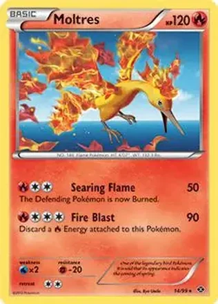 2012 Pokemon Next Destinies #14/99 - Moltres