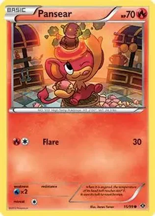 2012 Pokemon Next Destinies #15/99 - Pansear